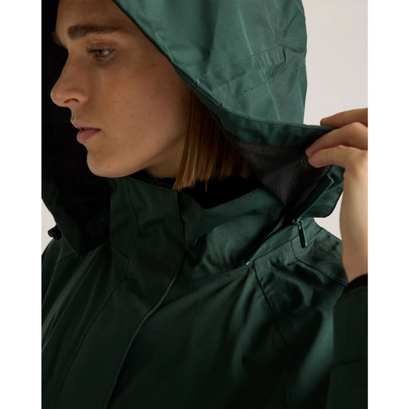 Quince Weatherproof Rain Trench Coat Dark Spruce Size XS NWT - Picture 9 of 9